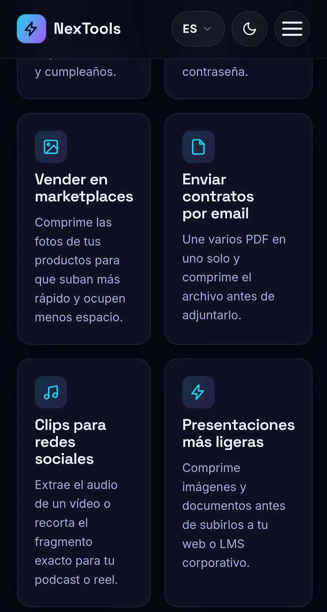 NexTools screenshot