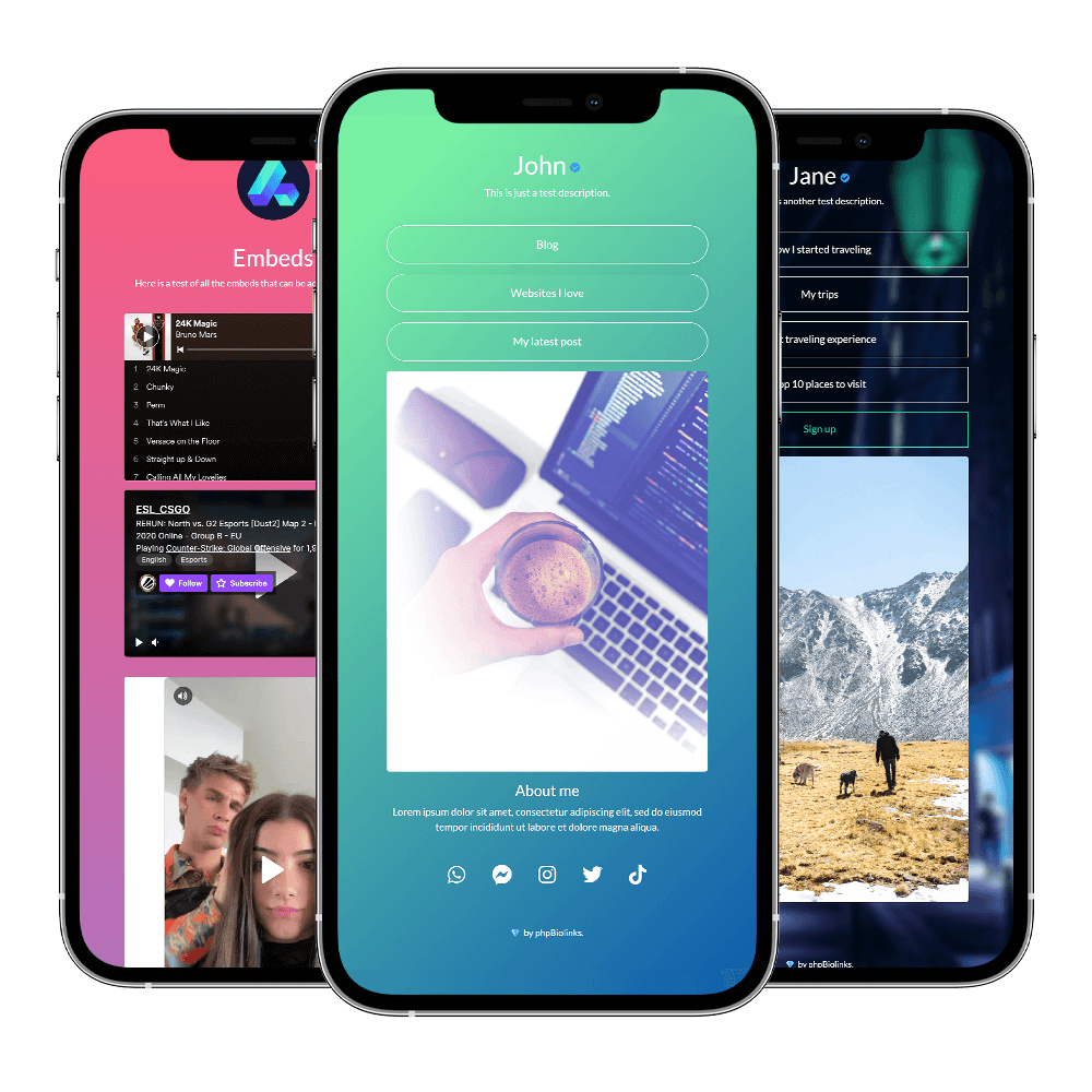 Social Share Custom Pages - Allowing creators to share streams, content and links media 5