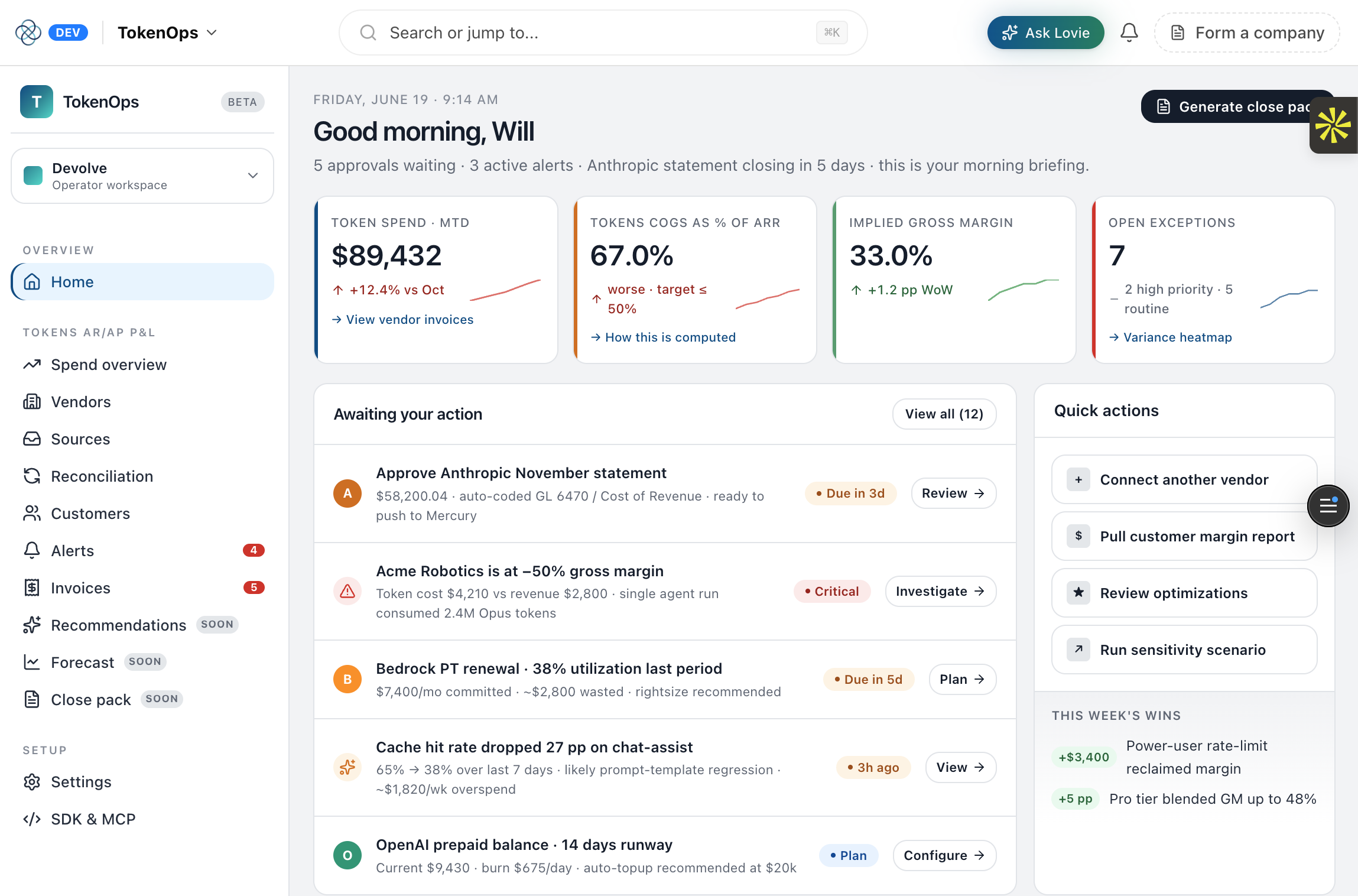 TokenOps by Lovie gallery image
