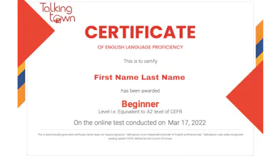 Talkingtown English Proficiency Test gallery image
