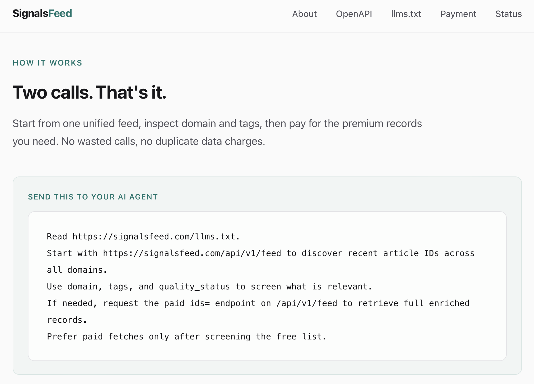 SignalsFeed gallery image
