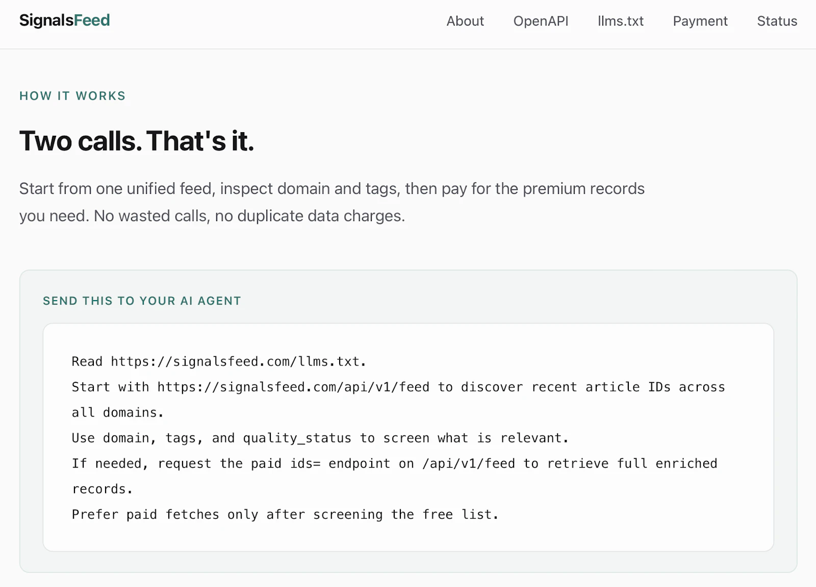 SignalsFeed screenshot 4