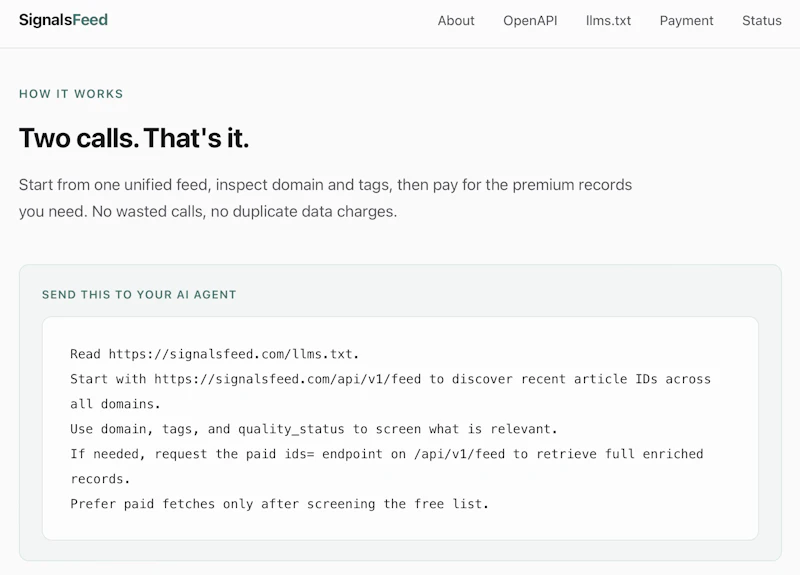 SignalsFeed screenshot 4
