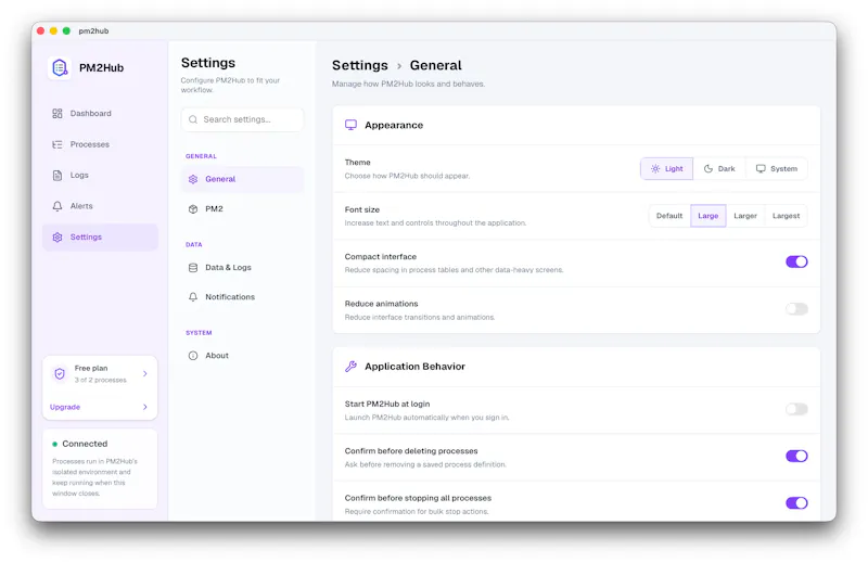 PM2Hub screenshot 5