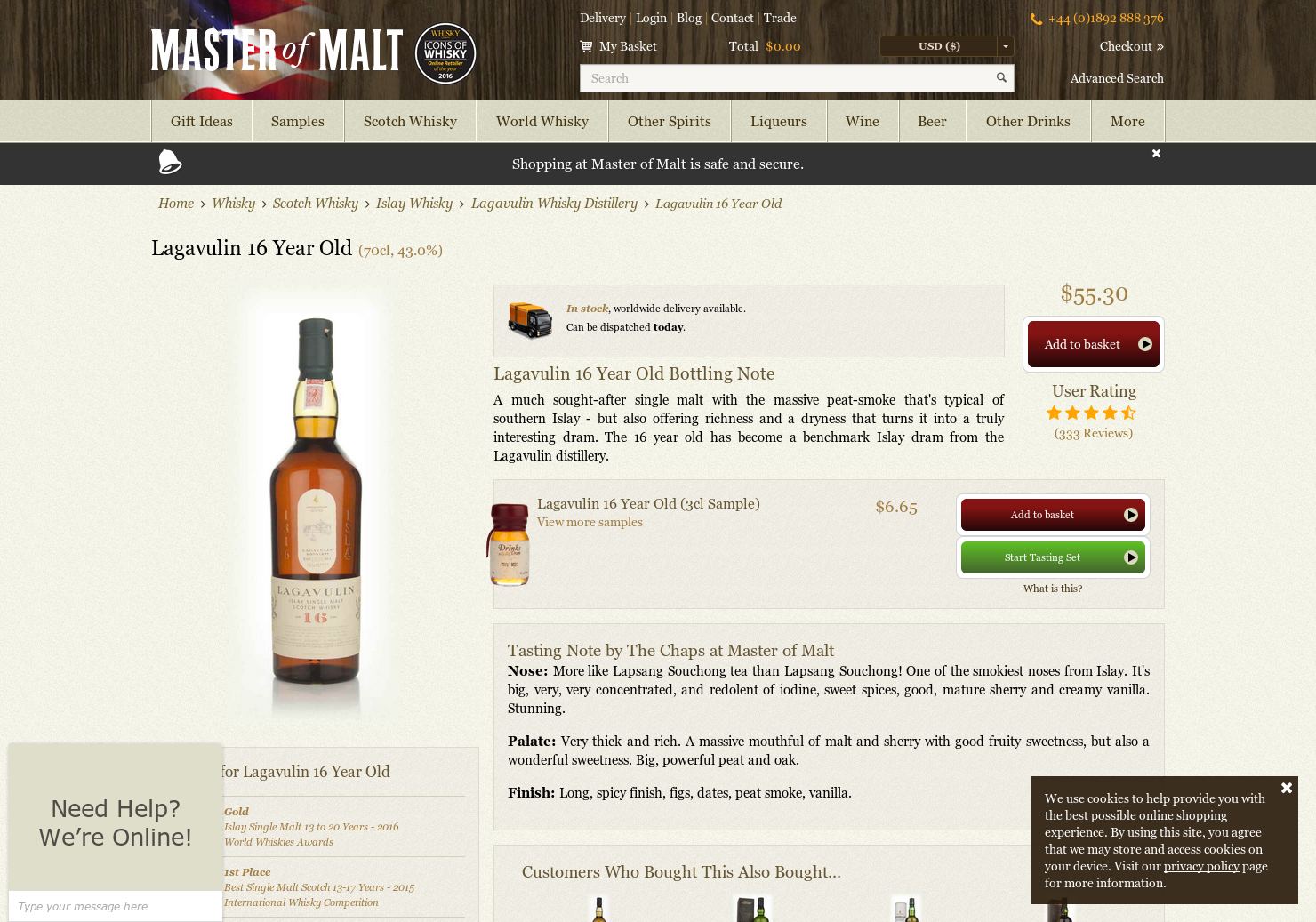 Lagavulin 16 Year Old