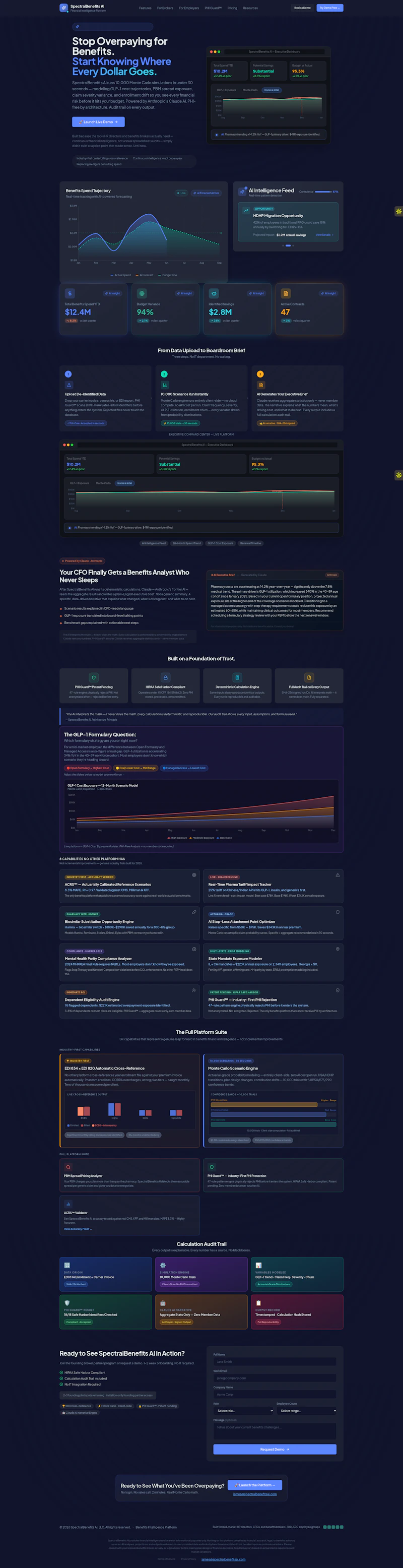 SpectralBenefits AI screenshot 2