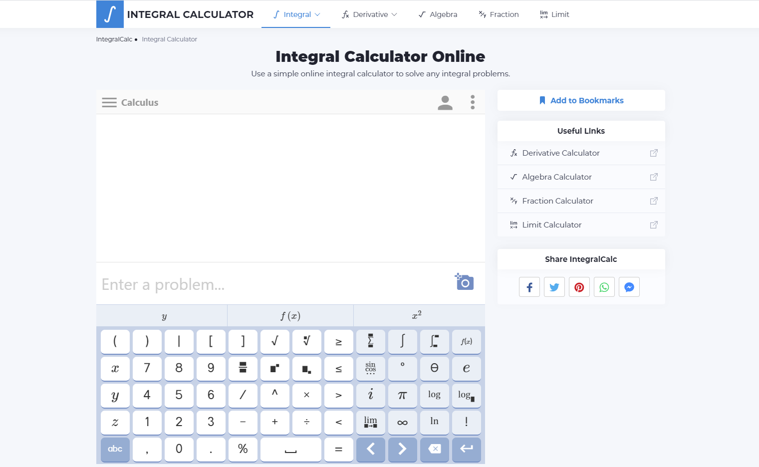 Integral Calculator gallery image