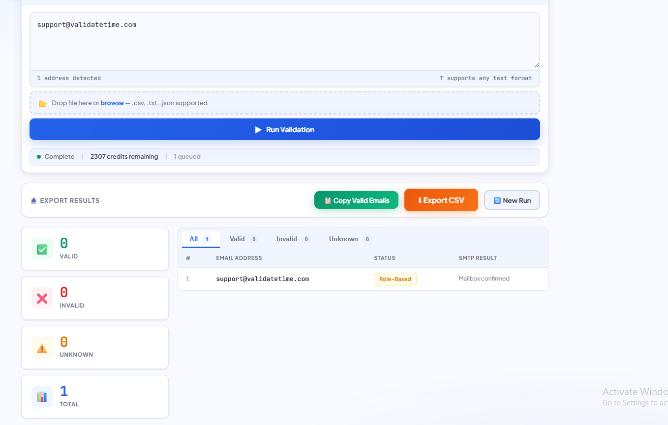 Free Bulk Email Verifier  gallery image