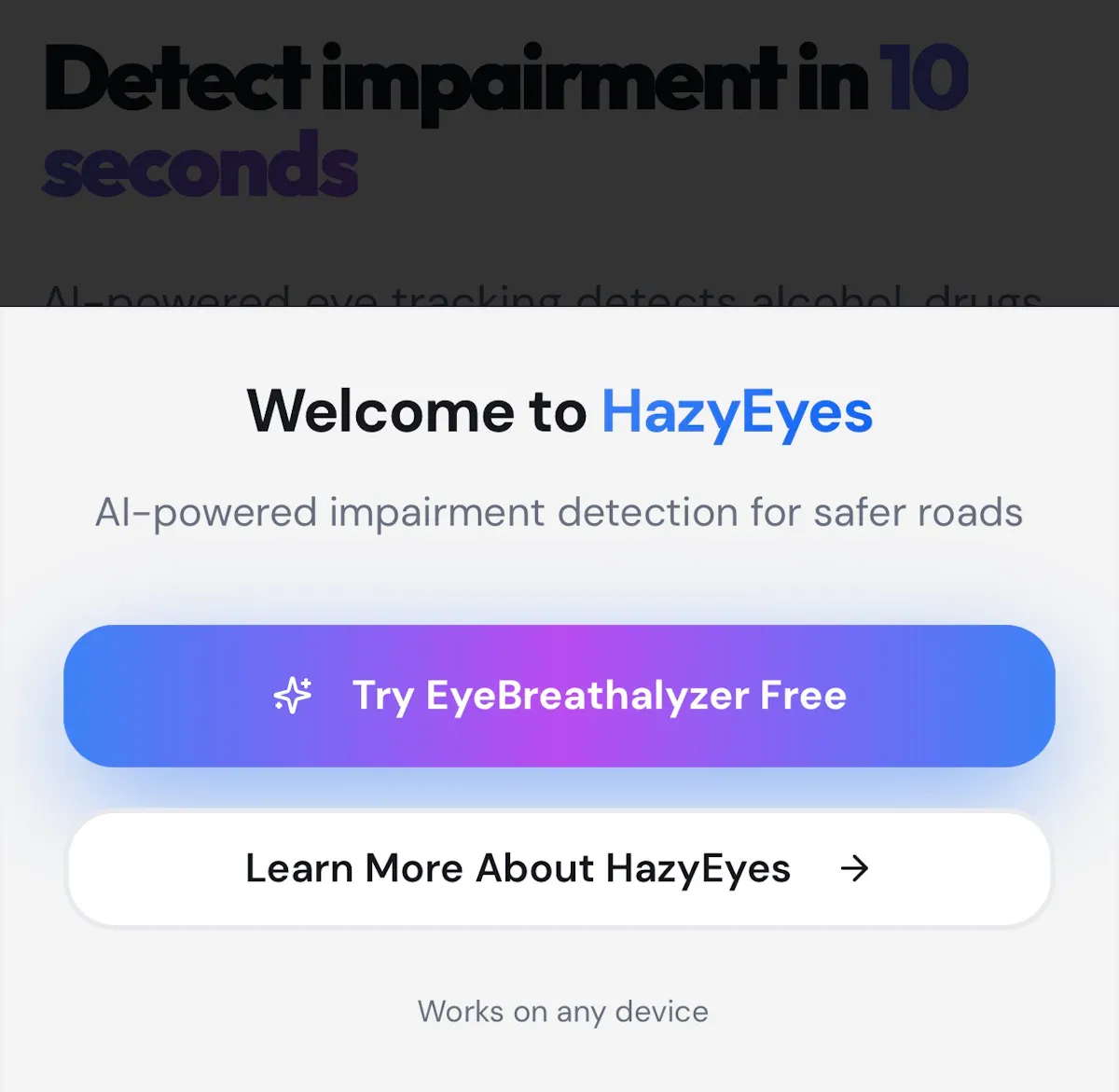 EyeBreathalyzer