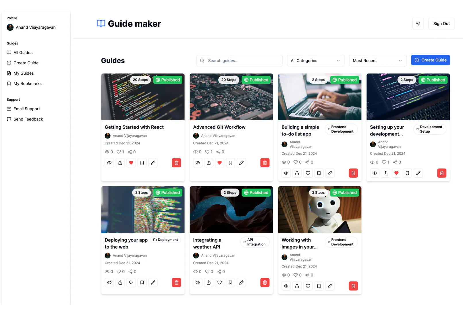 Guide maker gallery image