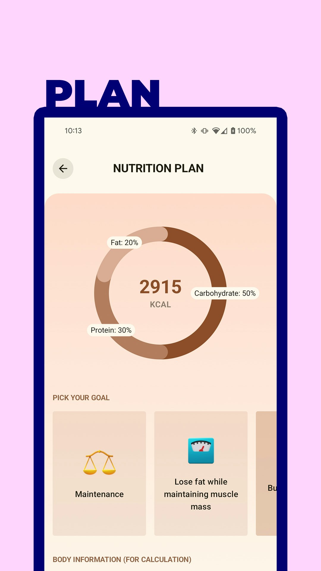Mídia 2 de Donutrack - contador de calorias