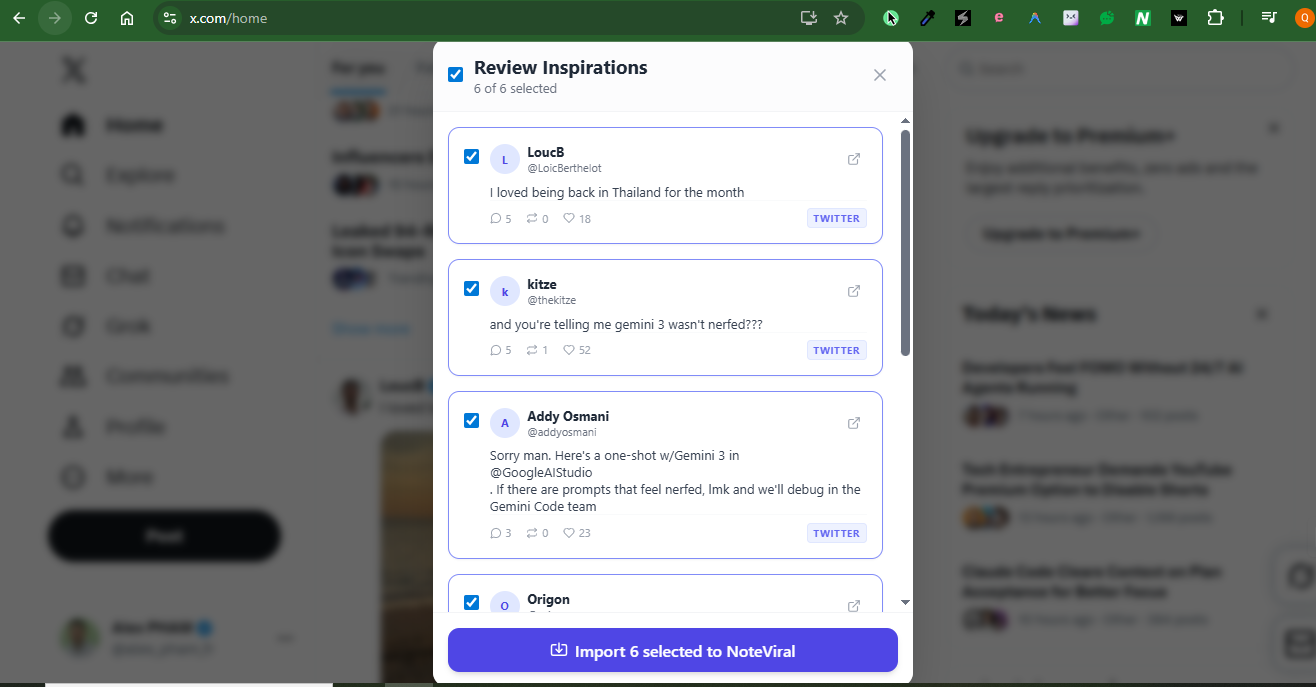 NoteViral - Screenshot 3 showing product features and functionality
