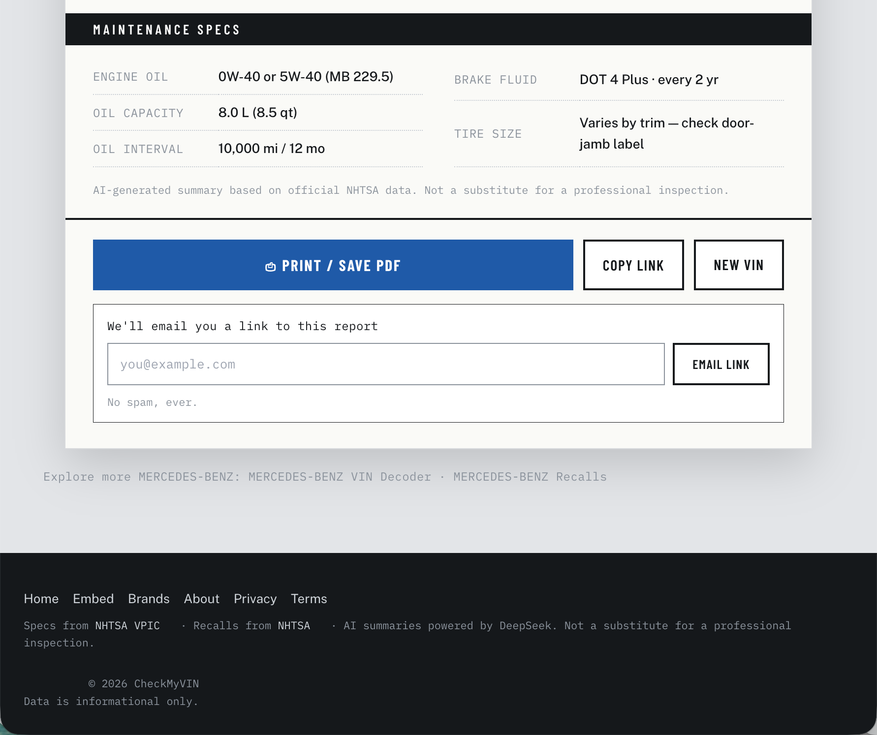 CheckMyVIN gallery image