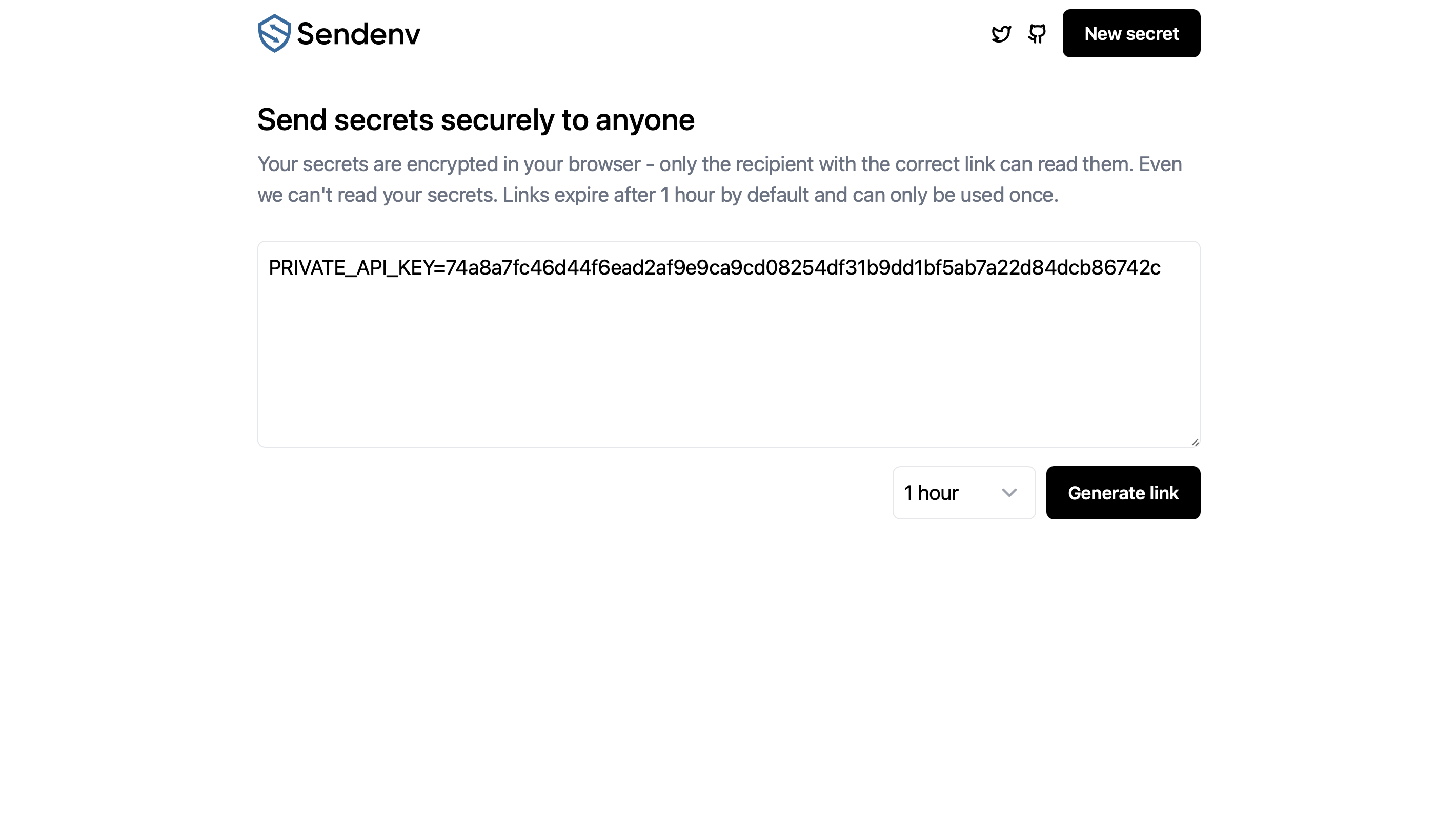 Enviar - Enviar secretos de forma segura a cualquier persona media 1