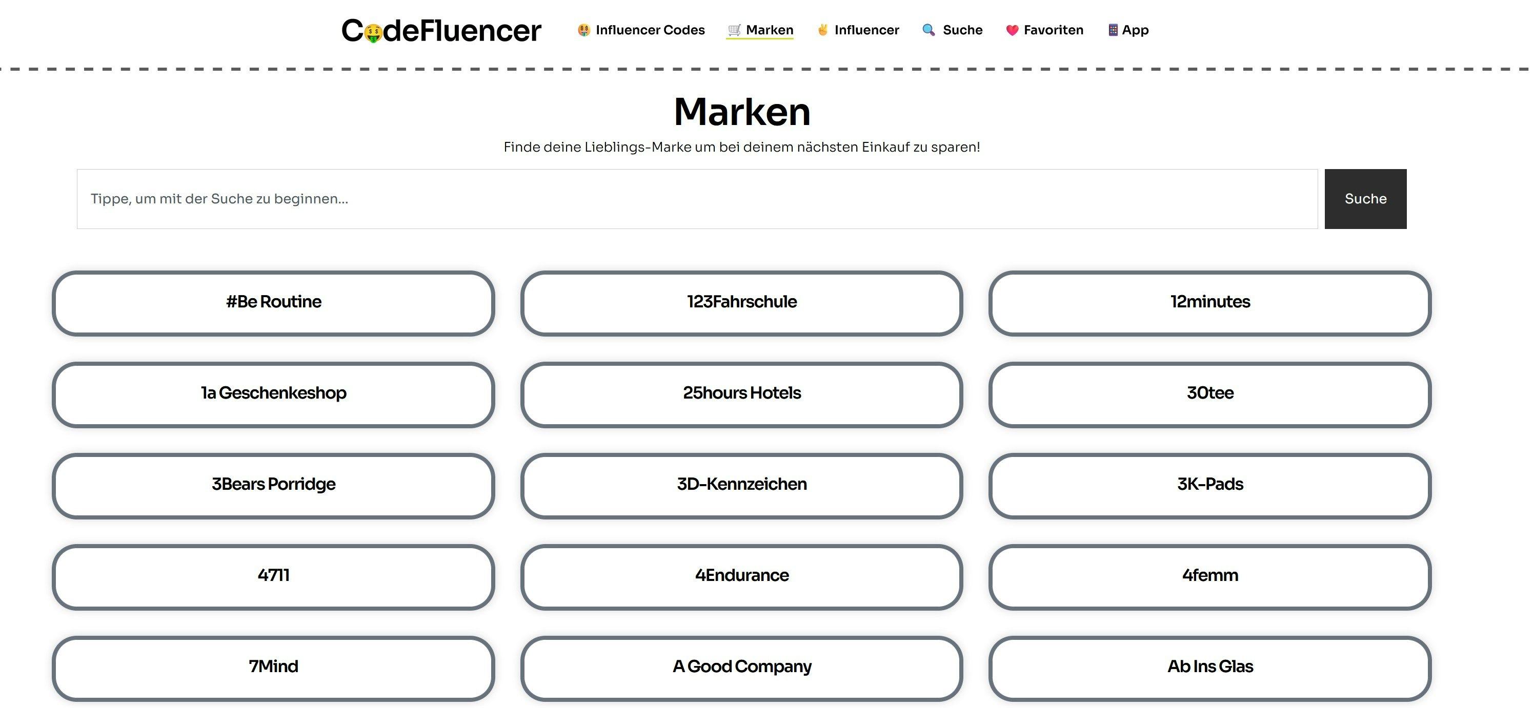 CodeFluencer - Influencer Rabattcodes - Screenshot 3 preview