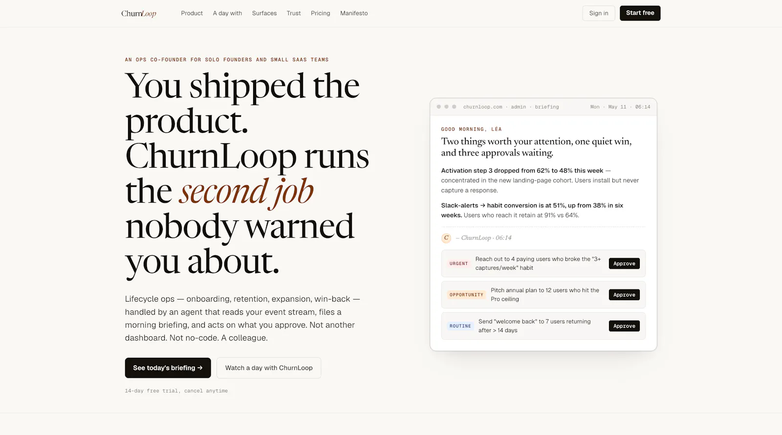 ChurnLoop screenshot 2
