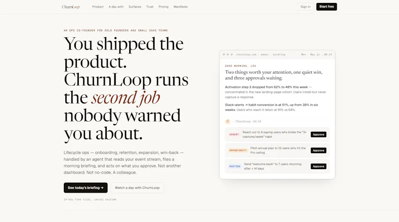 ChurnLoop screenshot 2