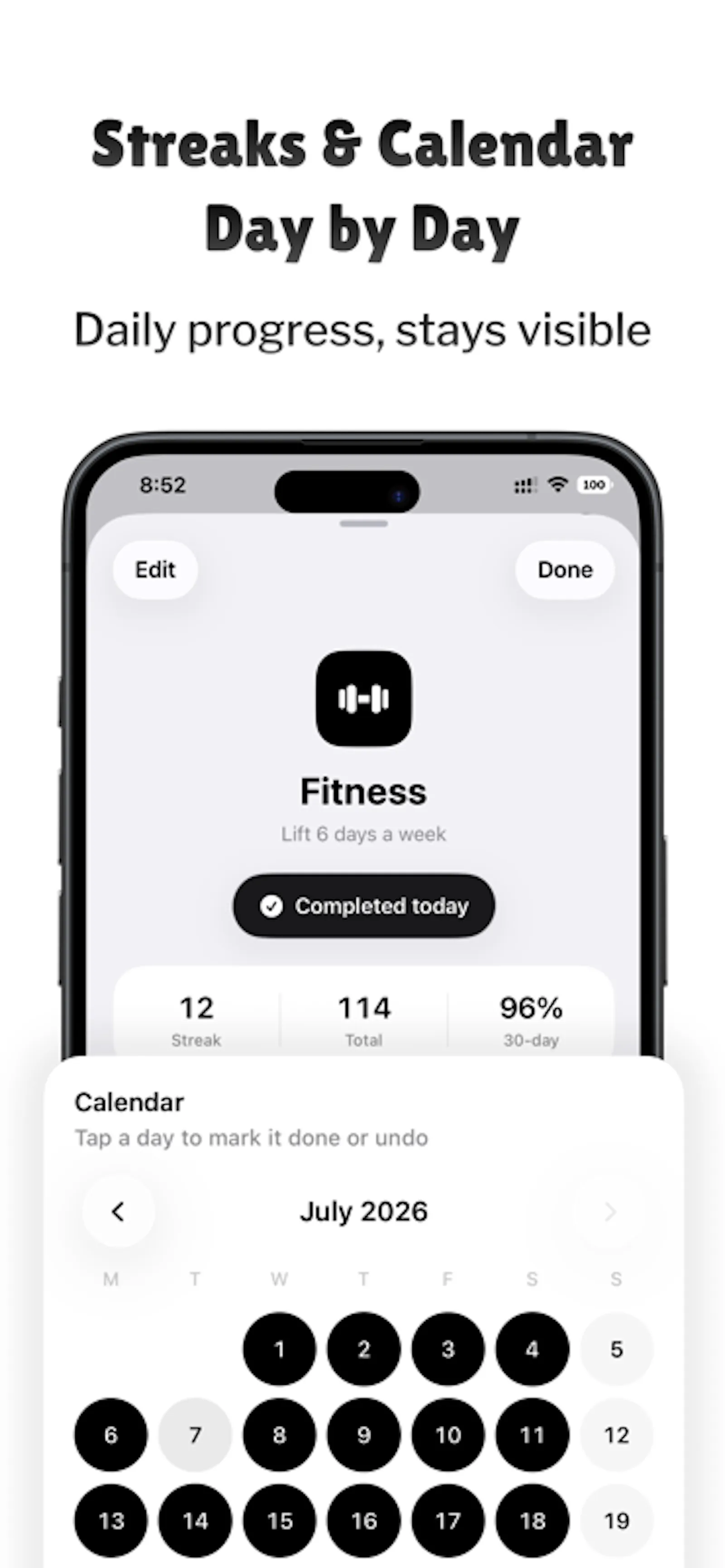 Habit Tracker - Habitix screenshot 3