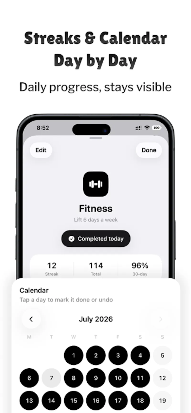Habit Tracker - Habitix screenshot 3