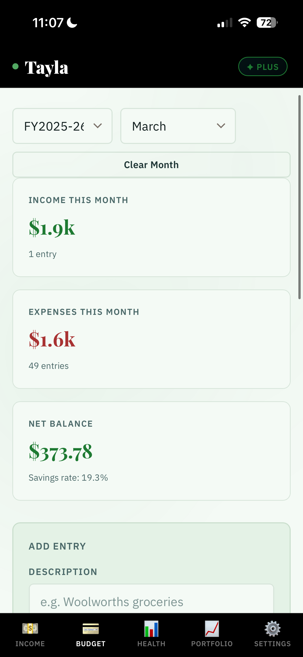 Tayla — Australian Personal Finance gallery image