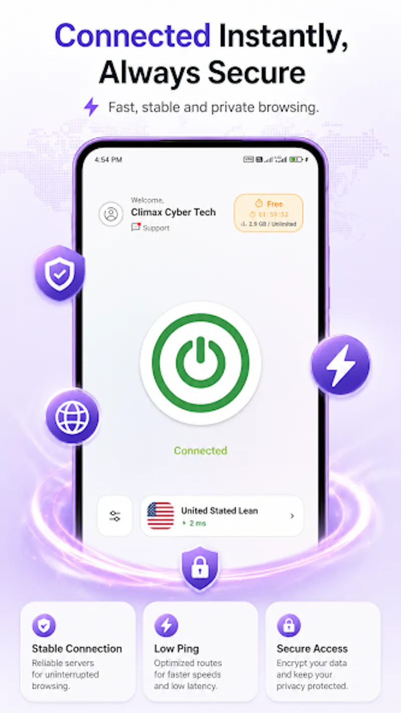 Climax VPN  screenshot 3