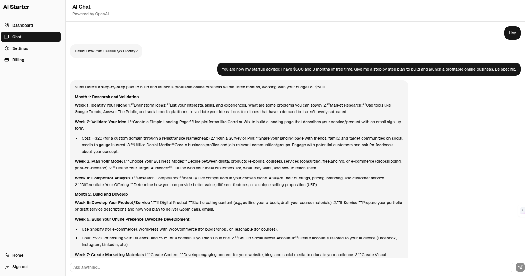 AI SaaS Starter Kit  gallery image