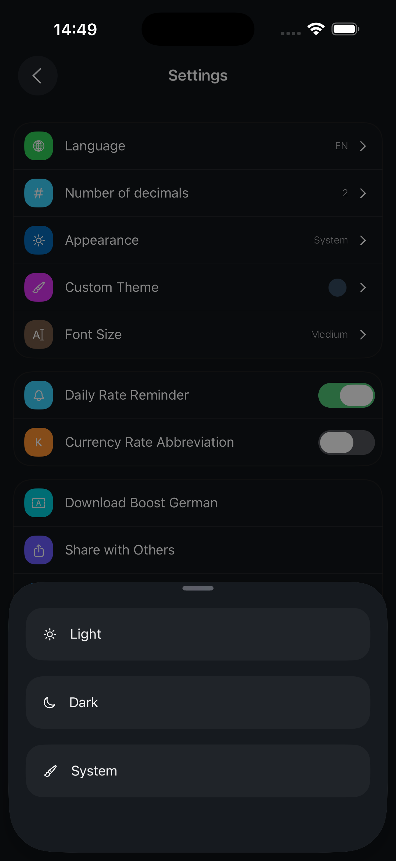 Média Ratex AI: Convertisseur de devises - Graphiques, widgets et calculatrice 6