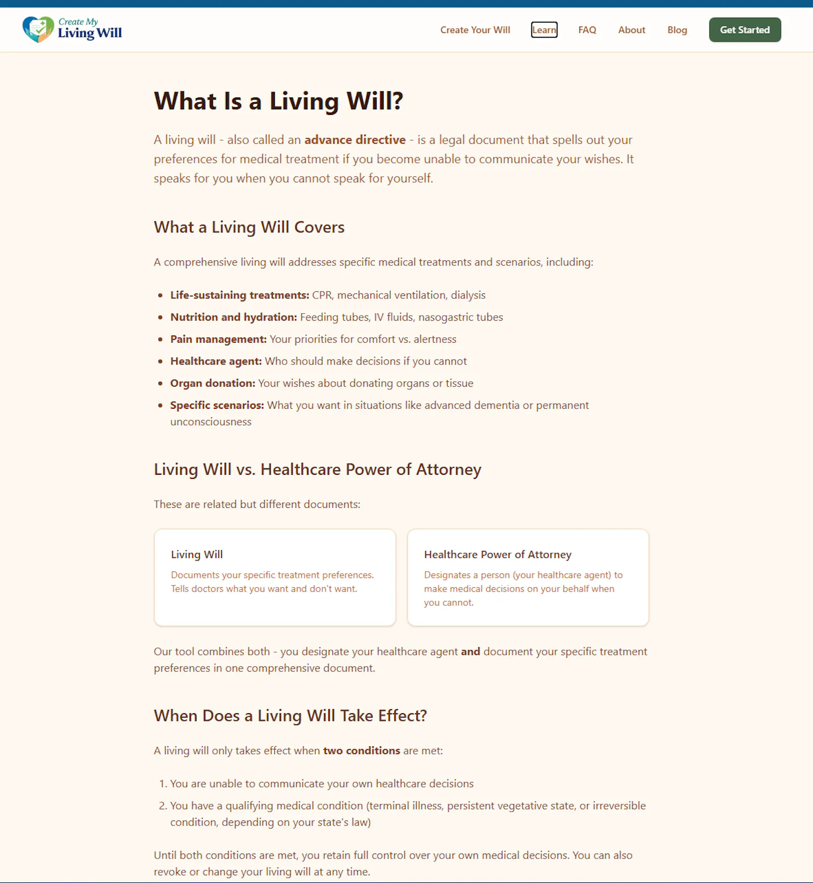Create My Living Will screenshot 5
