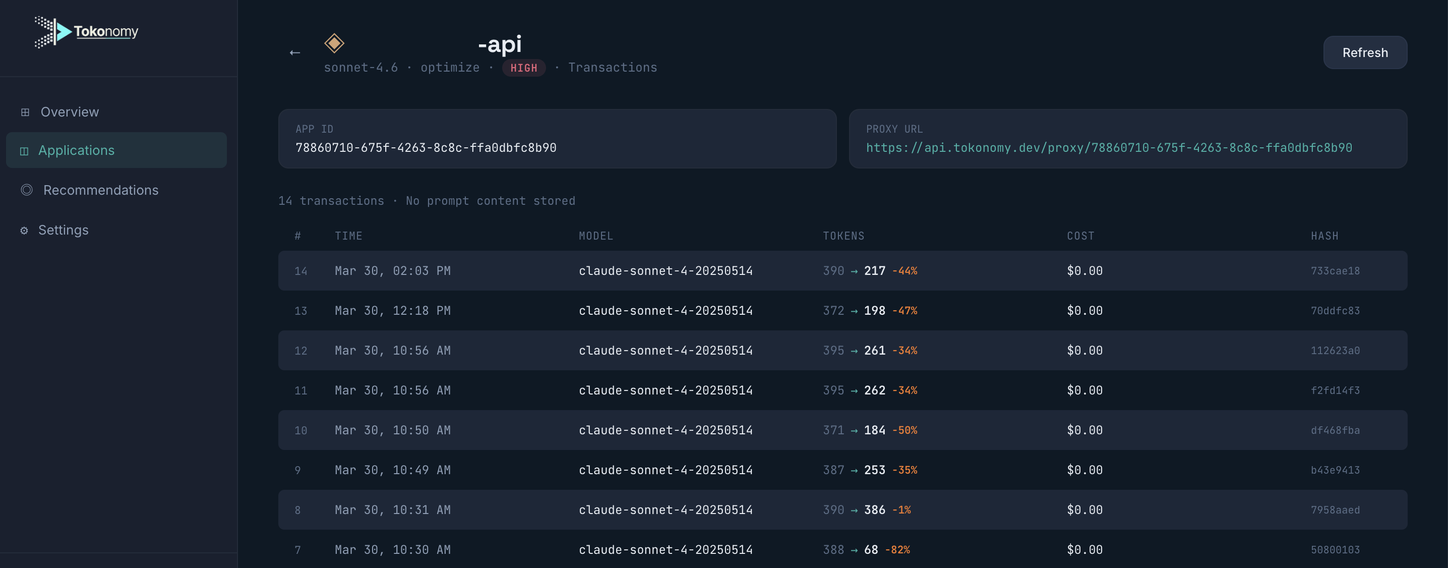 Tokonomy — Stop Bleeding LLM Tokens gallery image