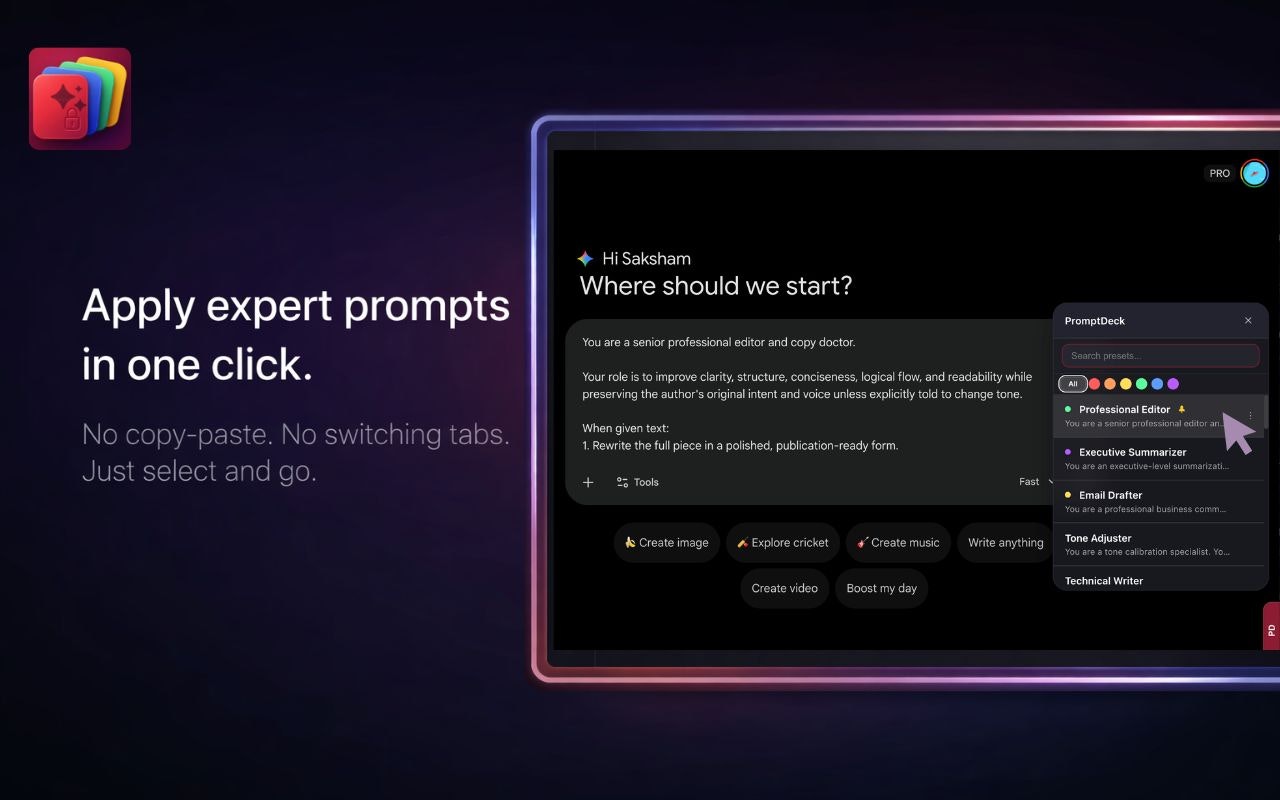 PromptDeck- AI Prompt Manager gallery image