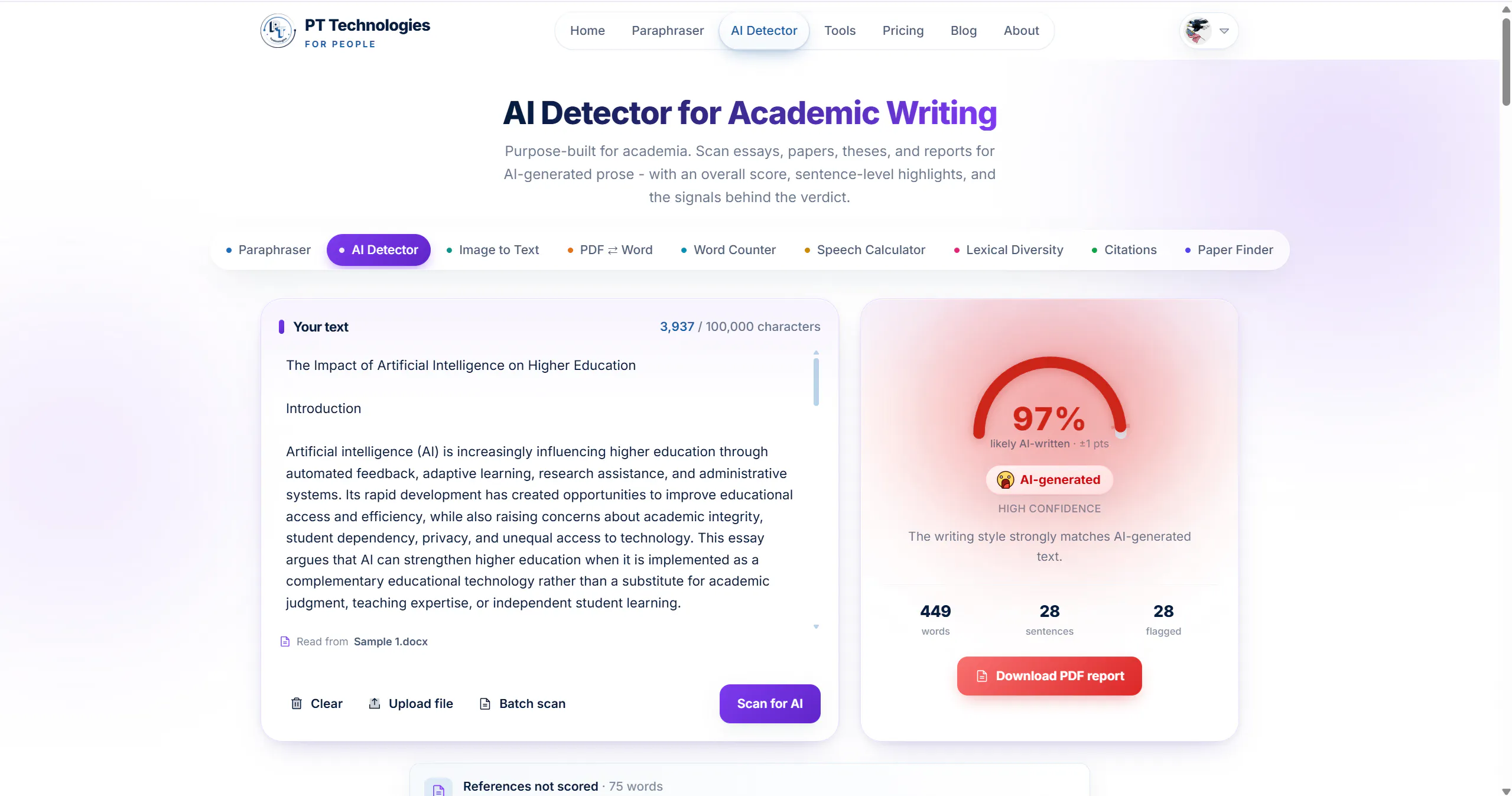 AI Detector by PT Technologies gallery image