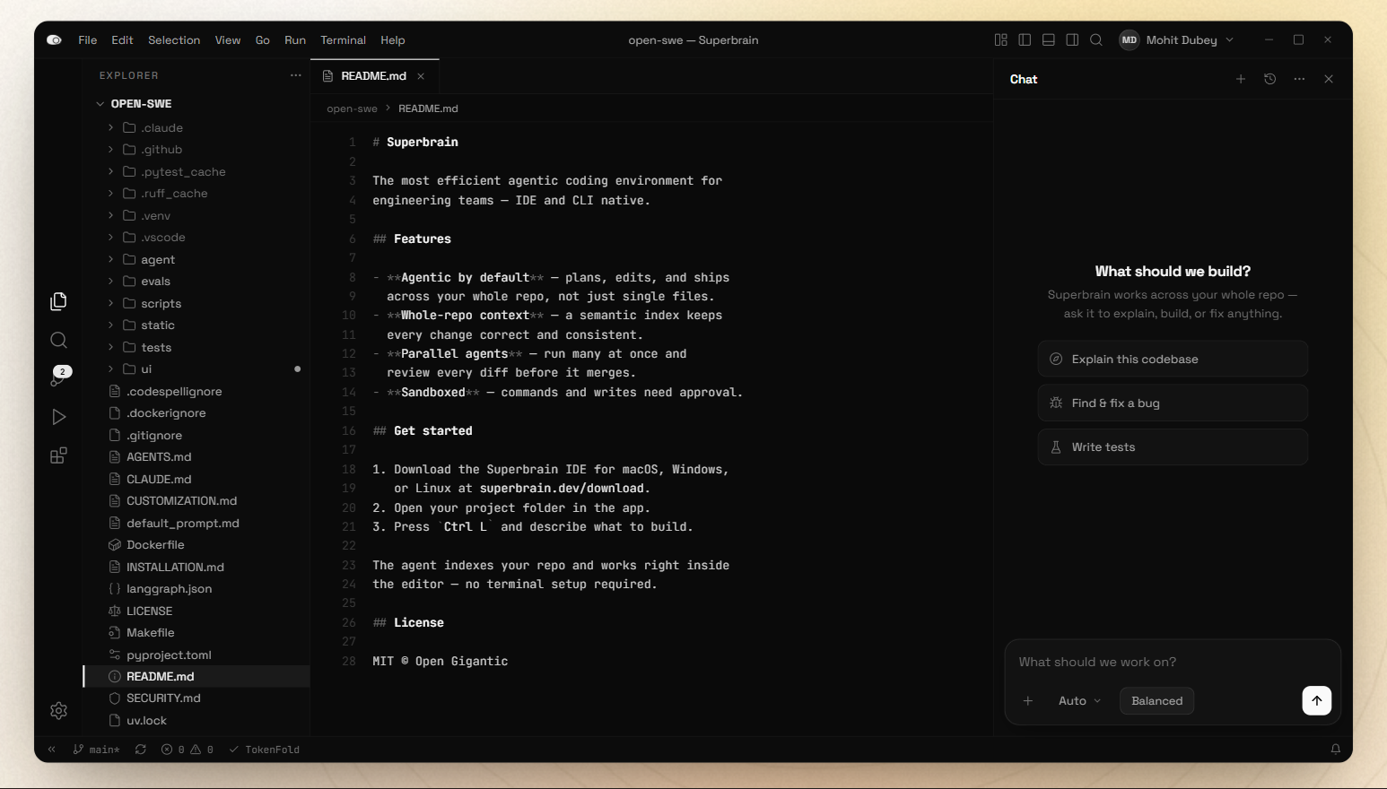 Superbrain | AI Coding Agent gallery image