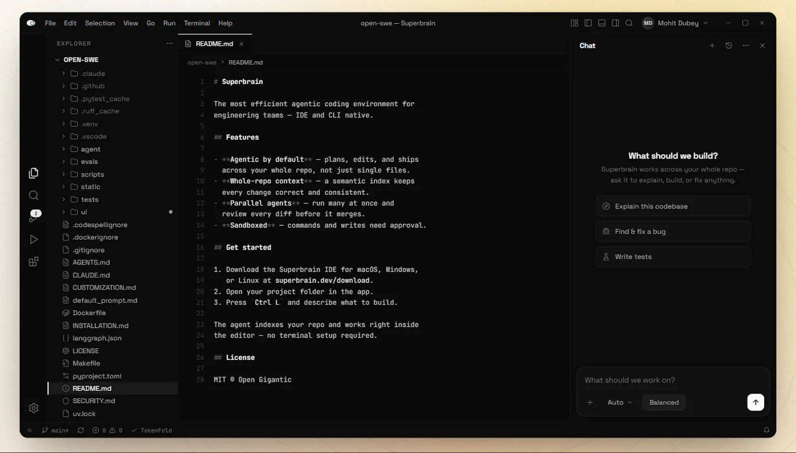 Superbrain | AI Coding Agent screenshot 4