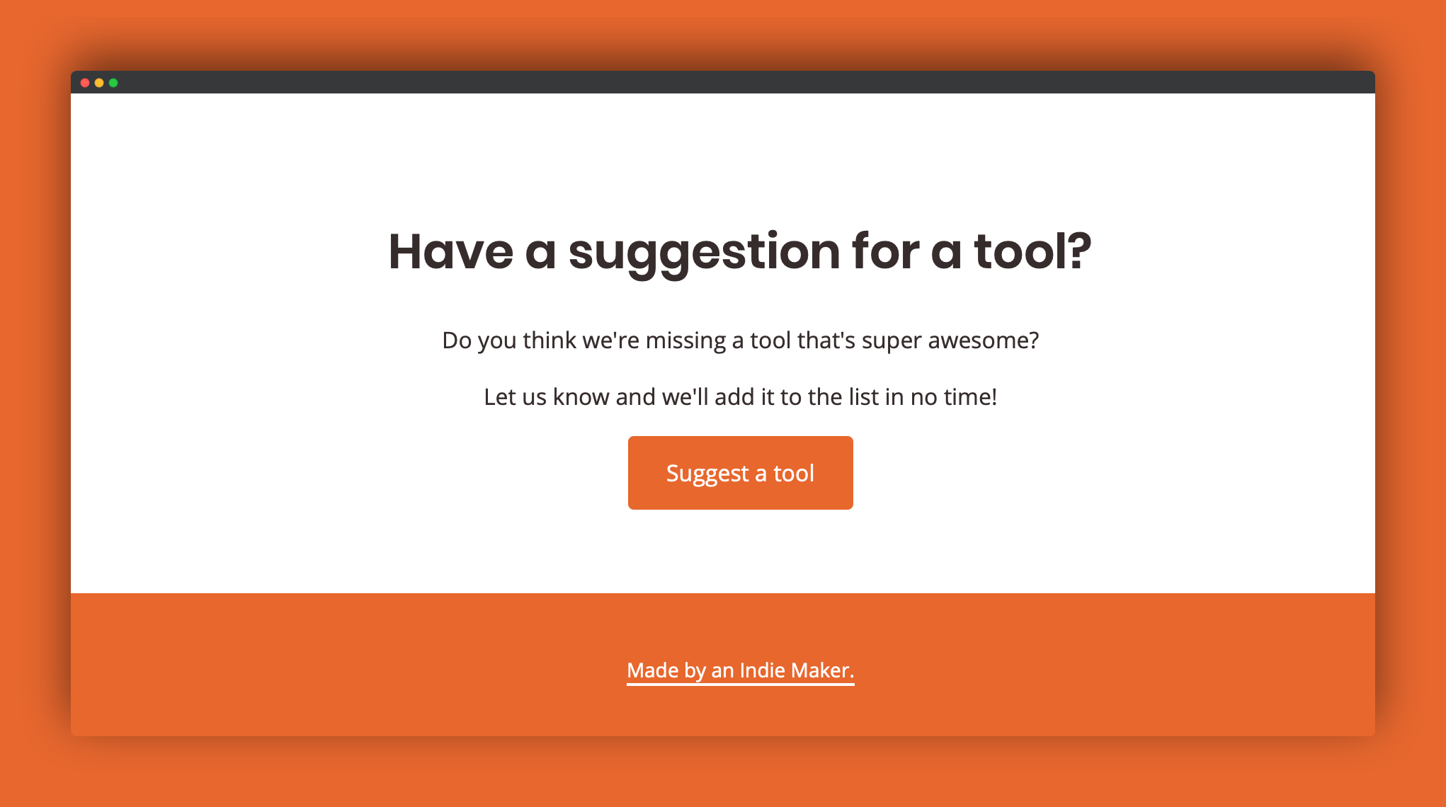 Tools for Makers Image