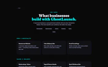 ghostlaunch websitebuilder gallery image