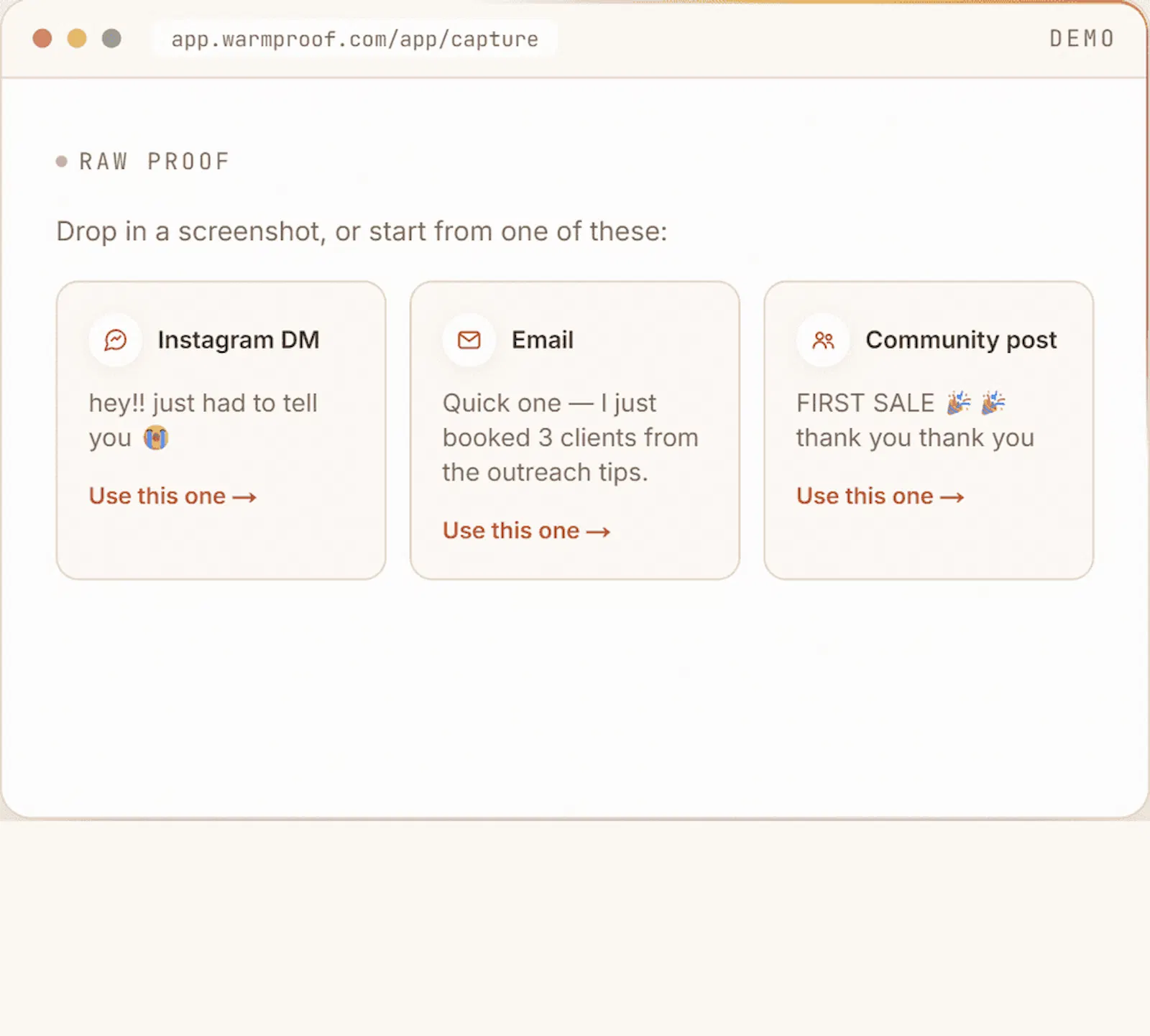 WarmProof screenshot 8