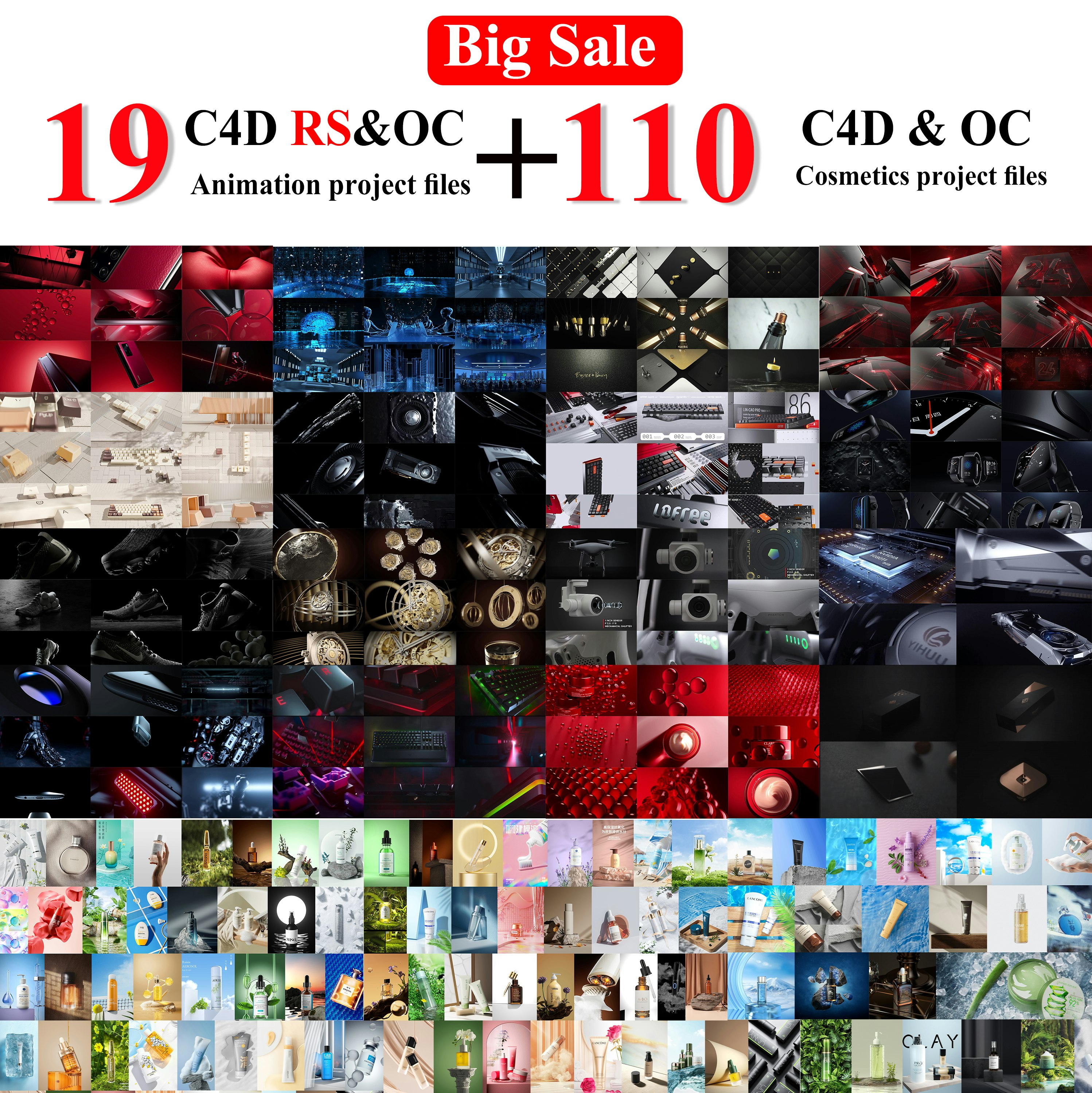 C4d Octane and Redshift project files   gallery image
