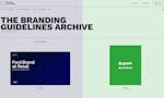 THE BRANDING GUIDELINES ARCHIVE image