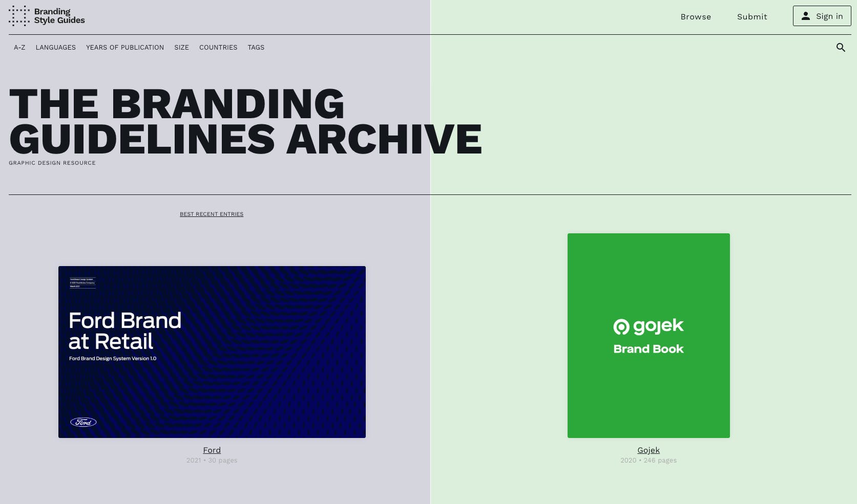 THE BRANDING GUIDELINES ARCHIVE media 1