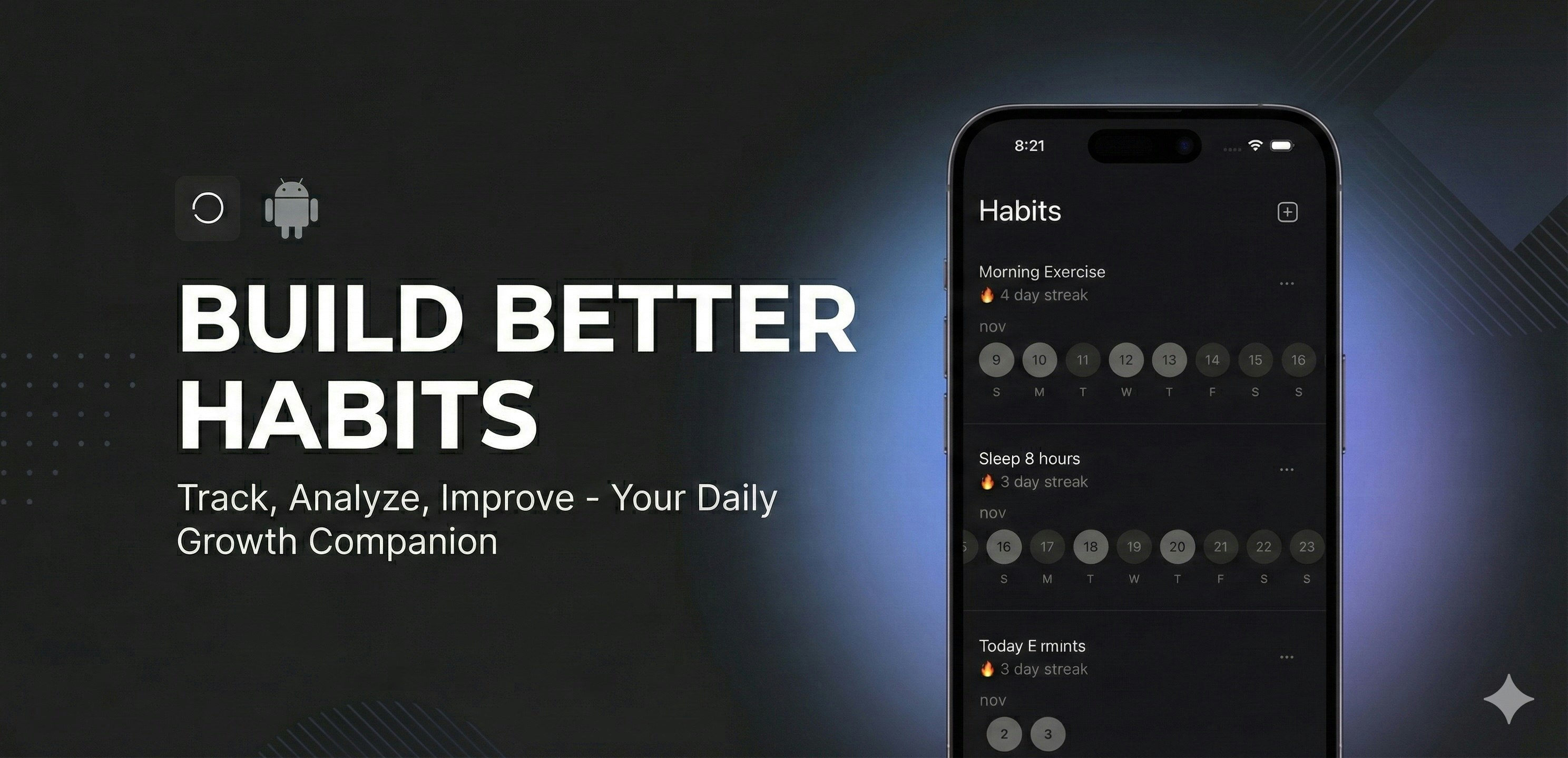 habits: simple habit tracker gallery image
