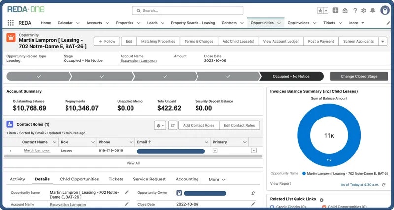 REDA One (Salesforce-Native) - Screenshot 2 showing product features and functionality