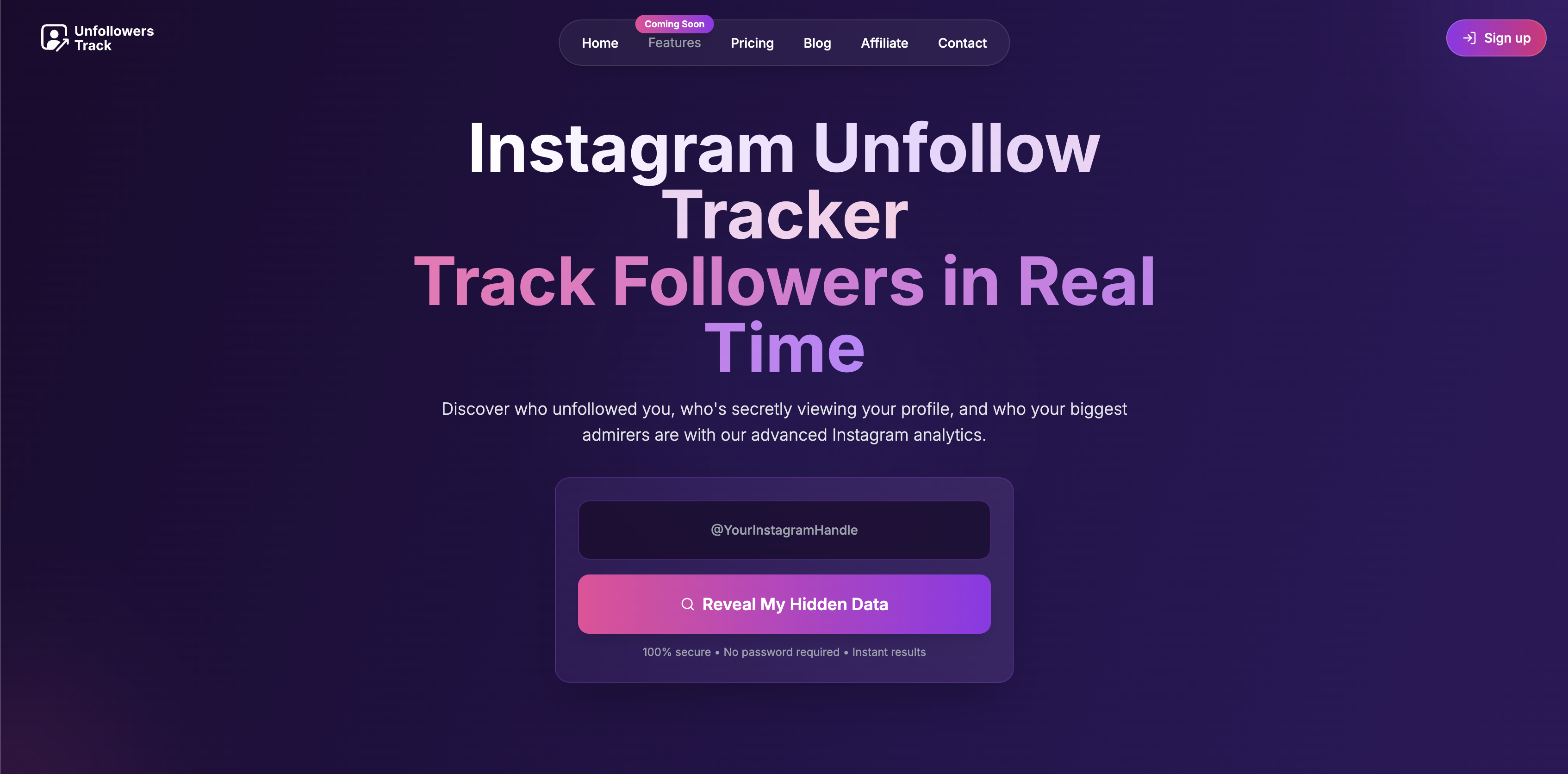 Unfollowers Track gallery image