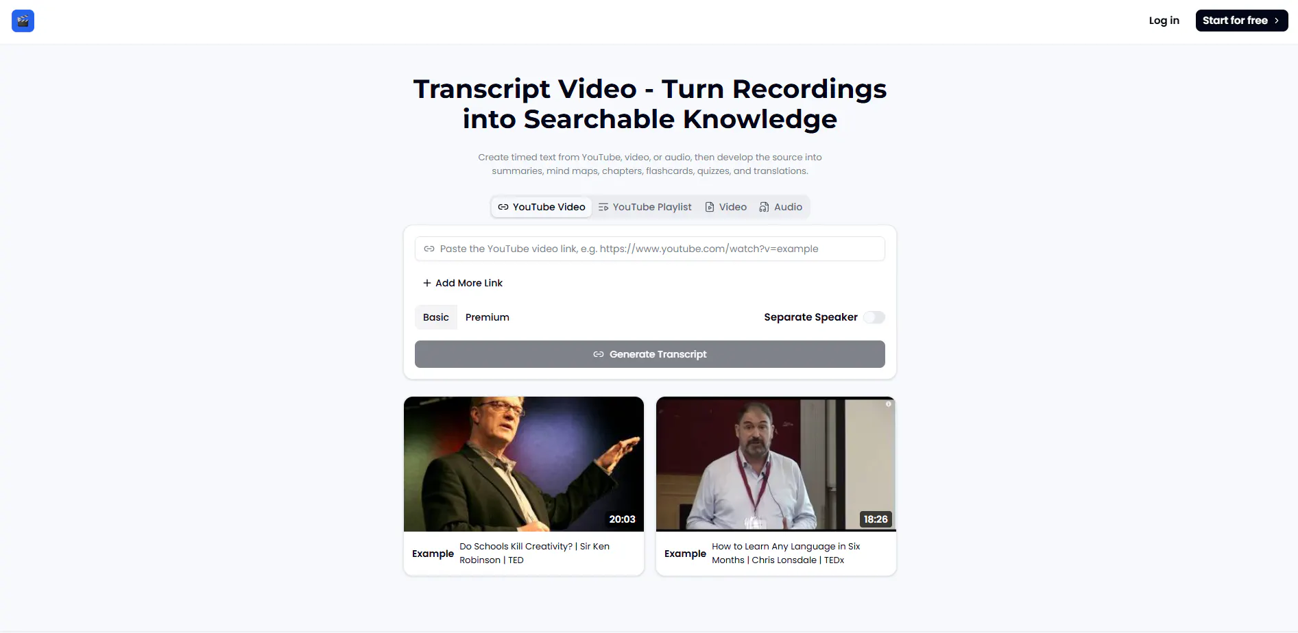 TranscriptVideo gallery image