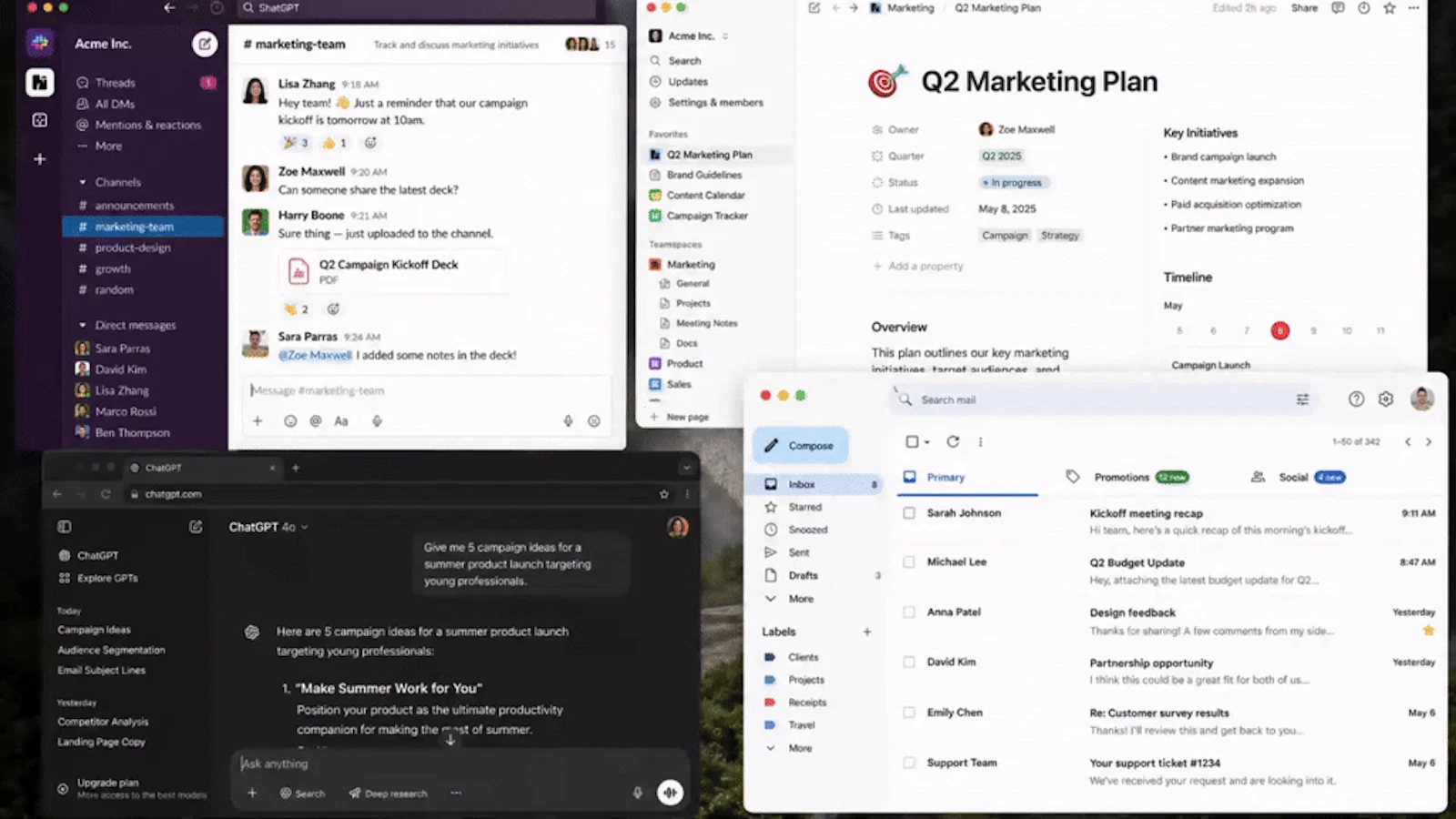 Organize AI screenshot 1 (video preview)