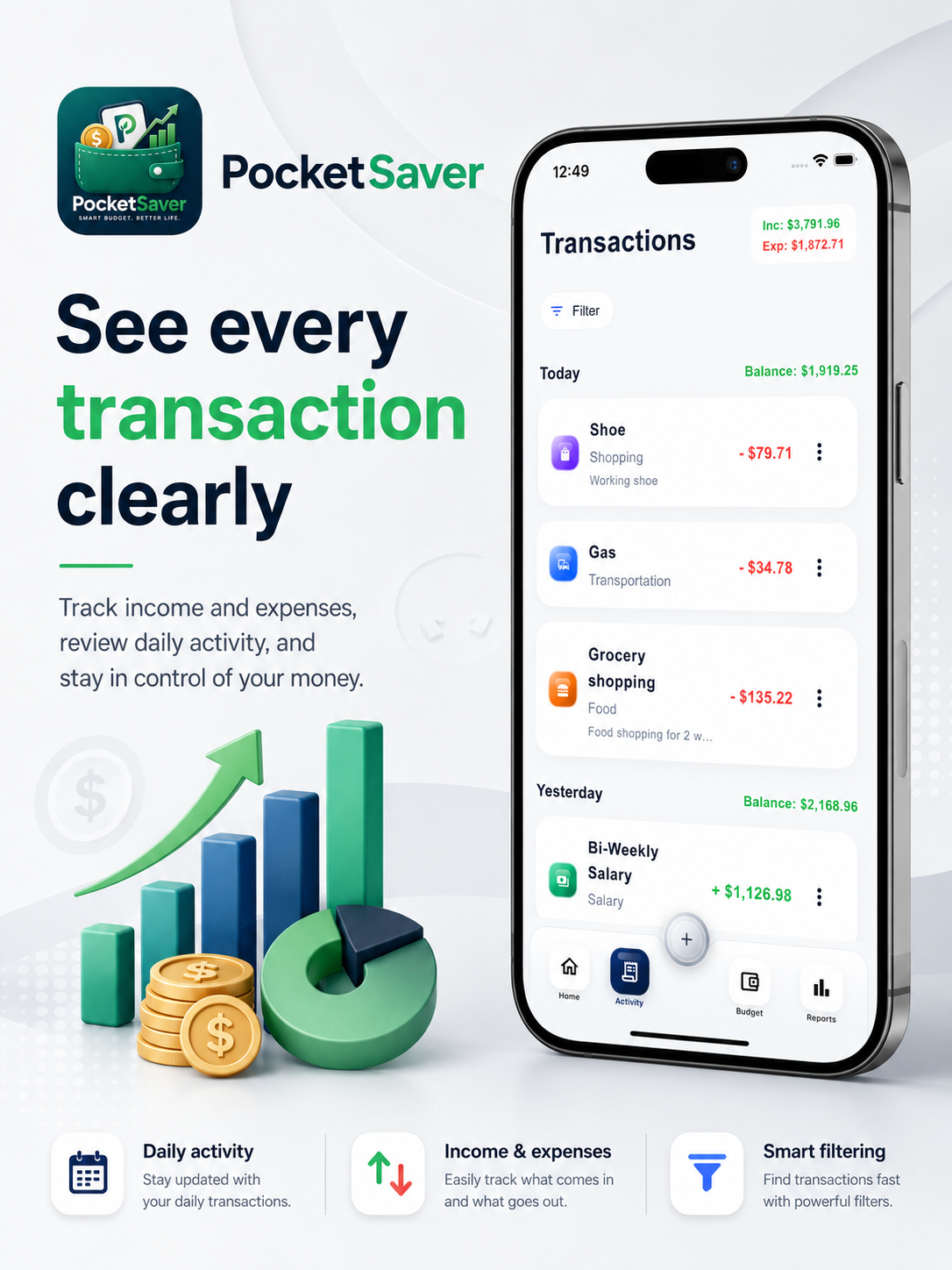 Pocket Saver - Smart Budget gallery image