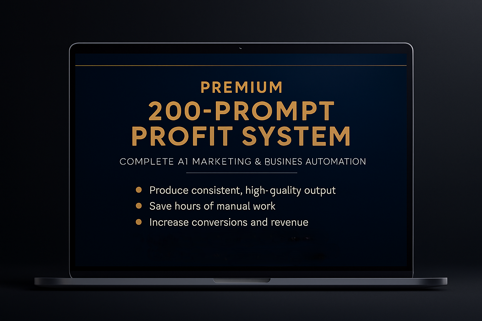 Premium 200‑Prompt Profit System gallery image