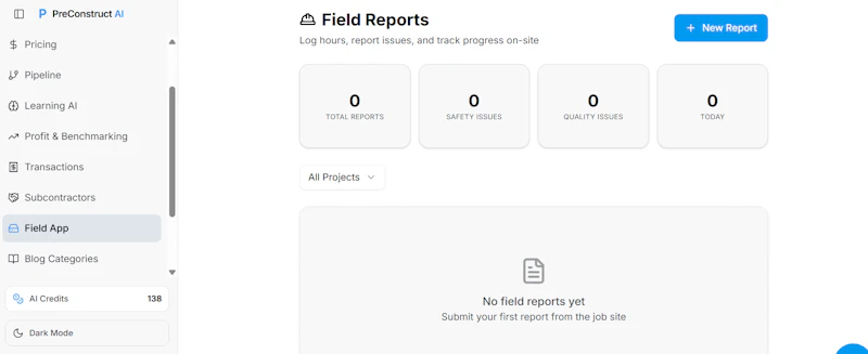 PreConstruct AI screenshot 2