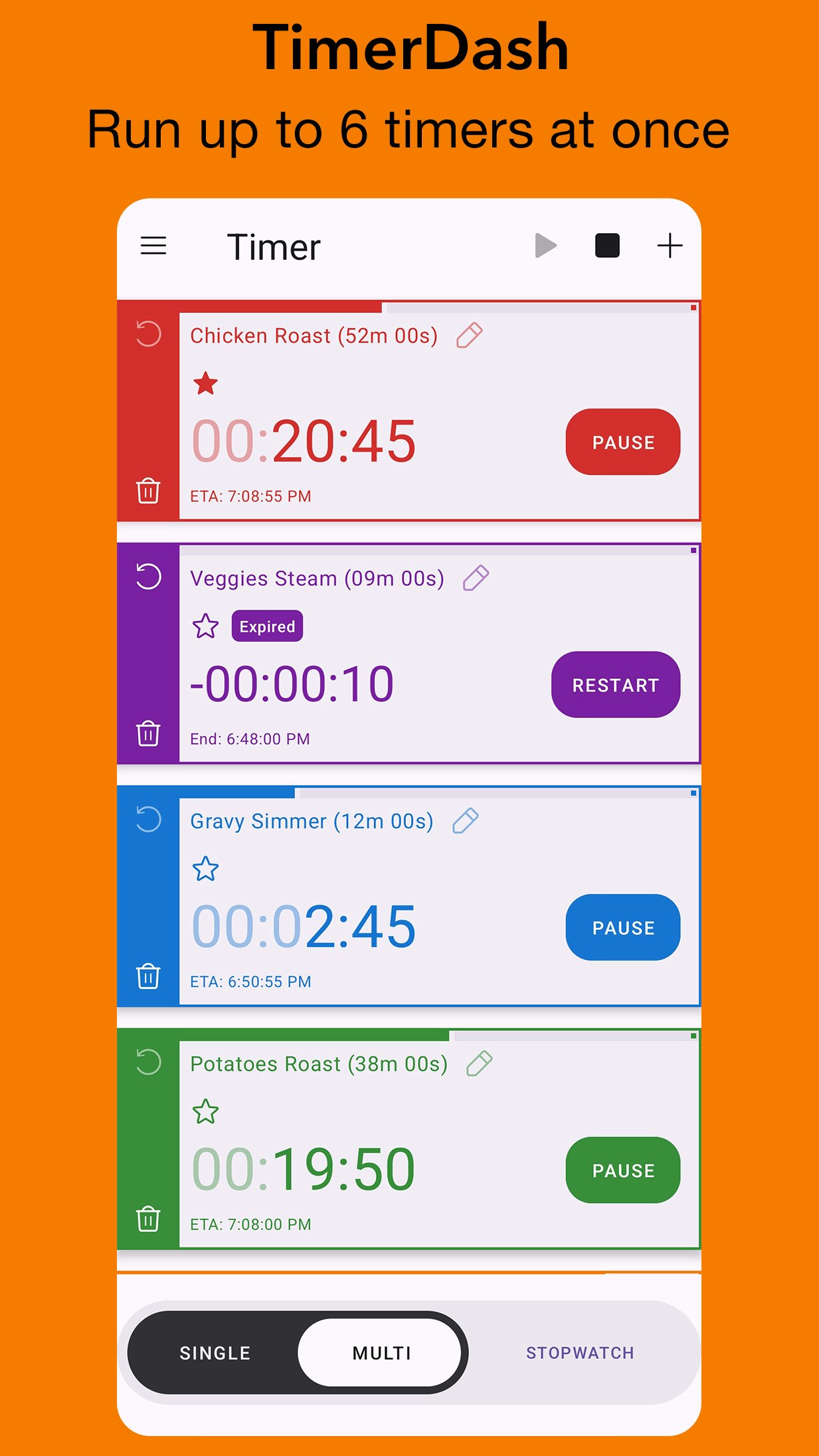 TimerDash: Multi Timer & Stopwatch gallery image