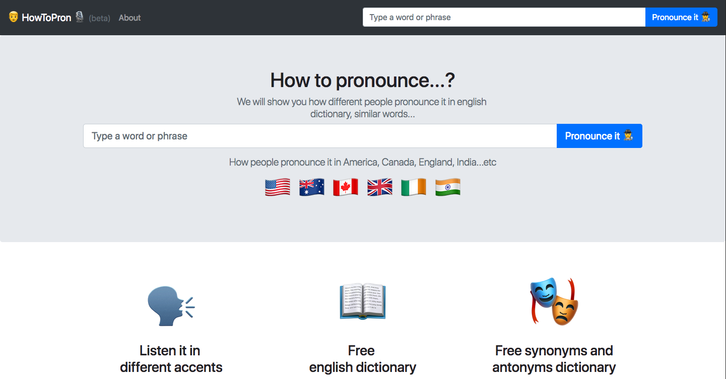 How to pron (beta) gallery image