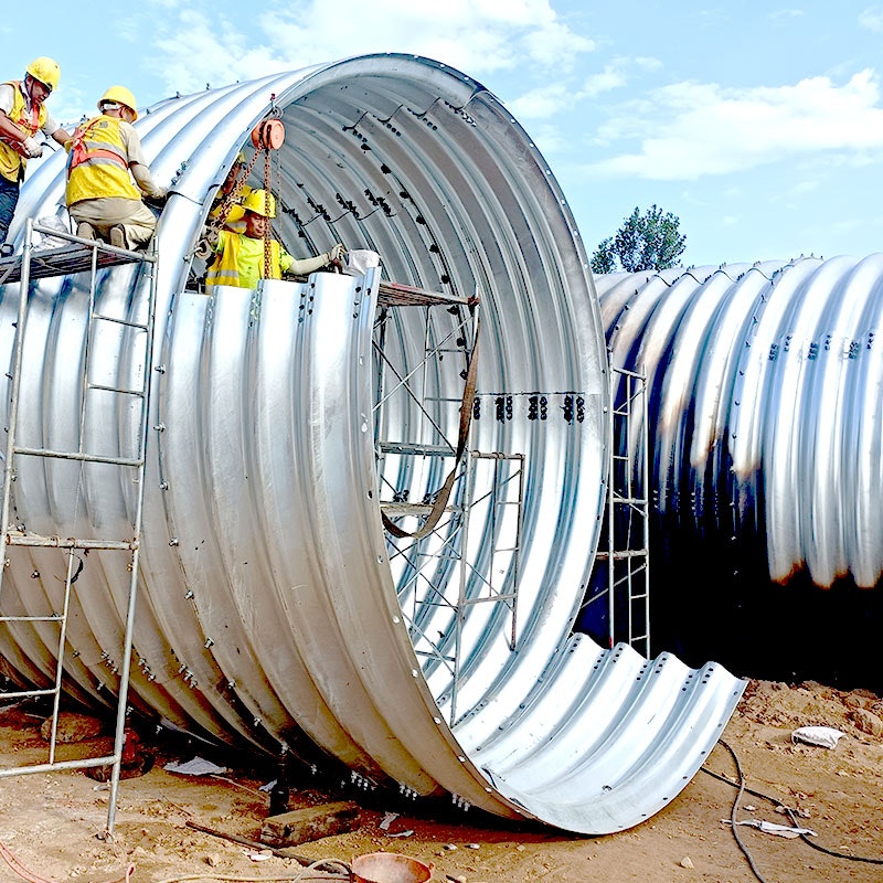 corrugated metal pipes gallery image